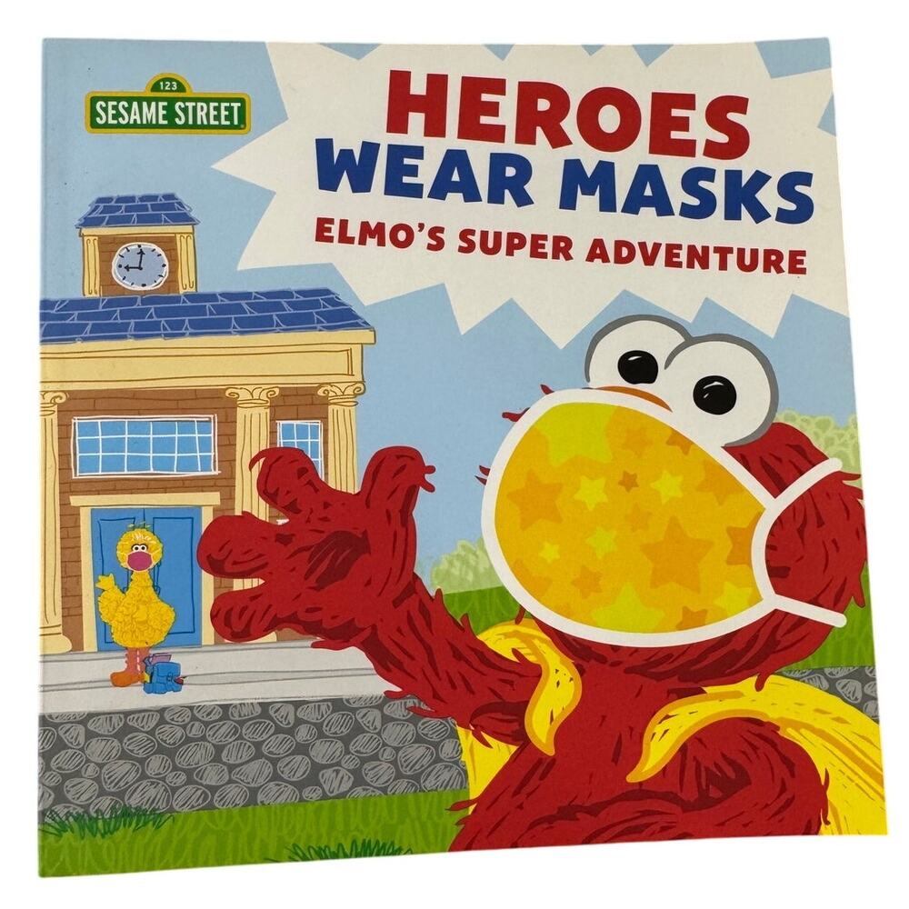 Heroes Wear Masks Elmo's Super Adventure Sesame Street Scribbles School